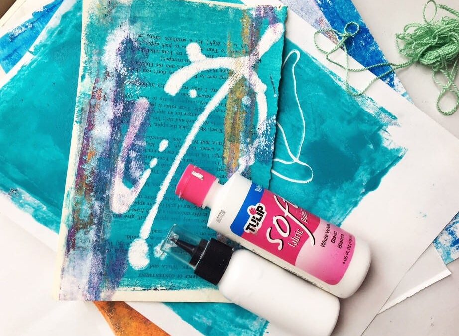 Make Your Own Collage Papers using a Gelli Plate