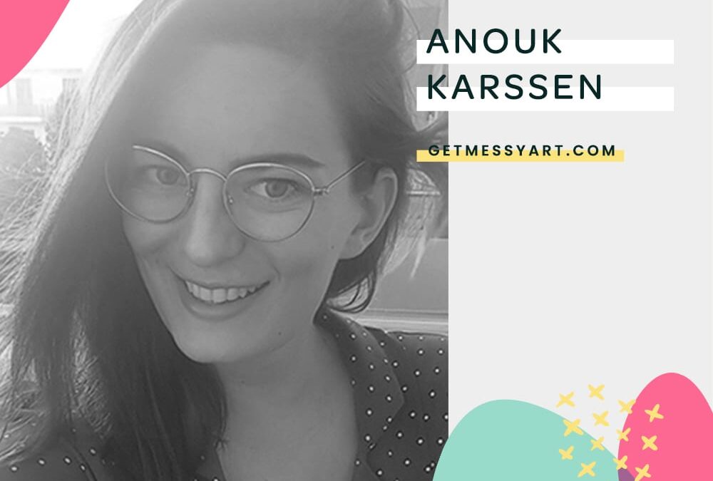 Anouk Karssen uses art journaling to process her emotions