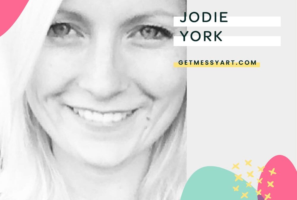 Jodie York feels free from rules and expectations in her art journey