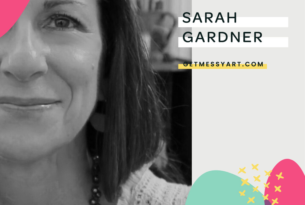 Sarah Gardner connects to herself through art journaling