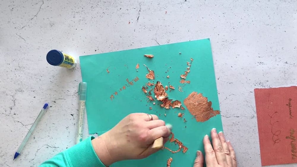 How do I add foil to my art?
