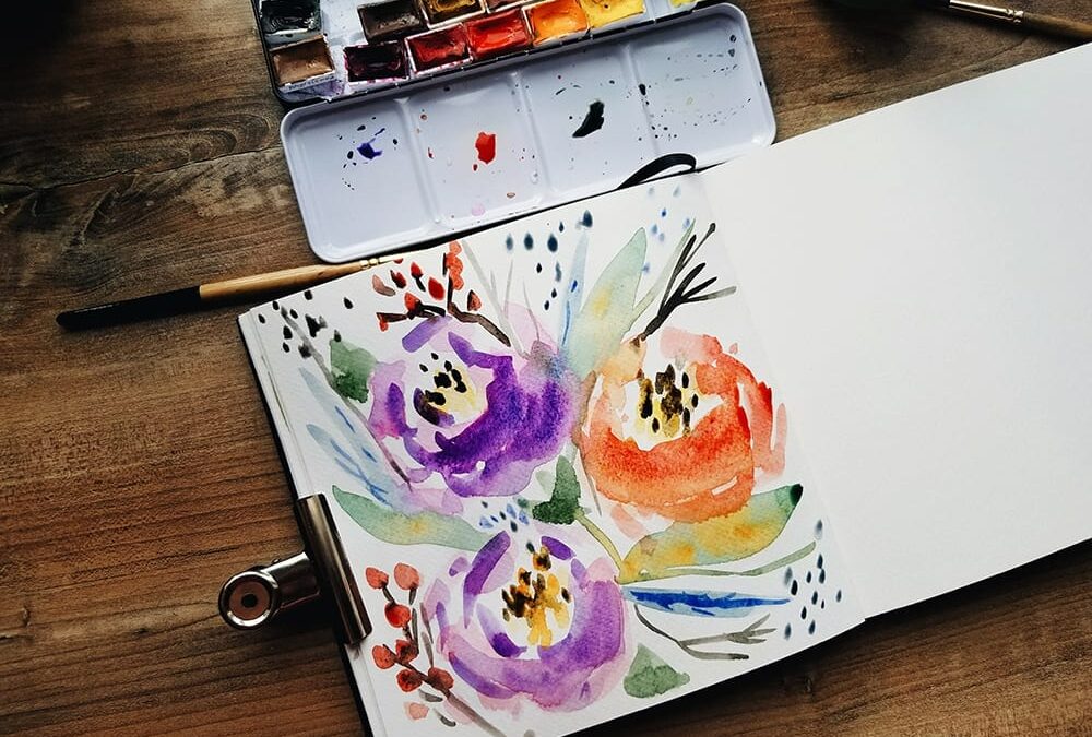 Loose Watercolor Flowers